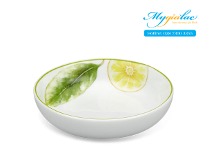 Chen Cham 9 Cm Camellia Qua Chanh