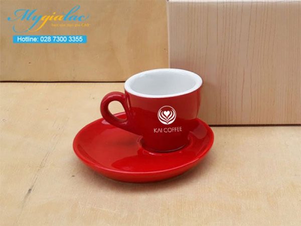 Tach Cafe Men Mau 80ml In Logo Kai Coffee